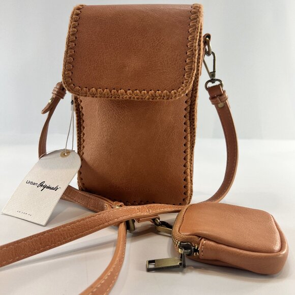 NWT Urban Originals Vegan Love Fest Crochet Crossbody Purse - Picture 1 of 16